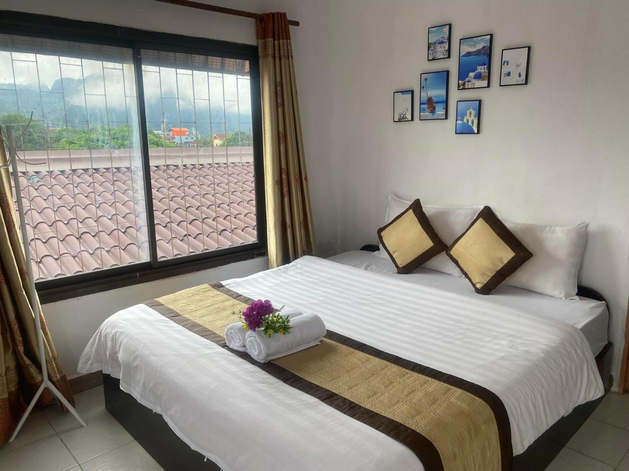Vang Vieng Victory Hostel Bagian luar foto