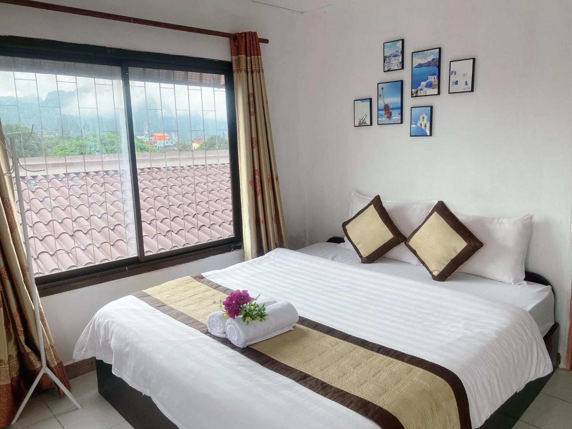 Vang Vieng Victory Hostel Bagian luar foto