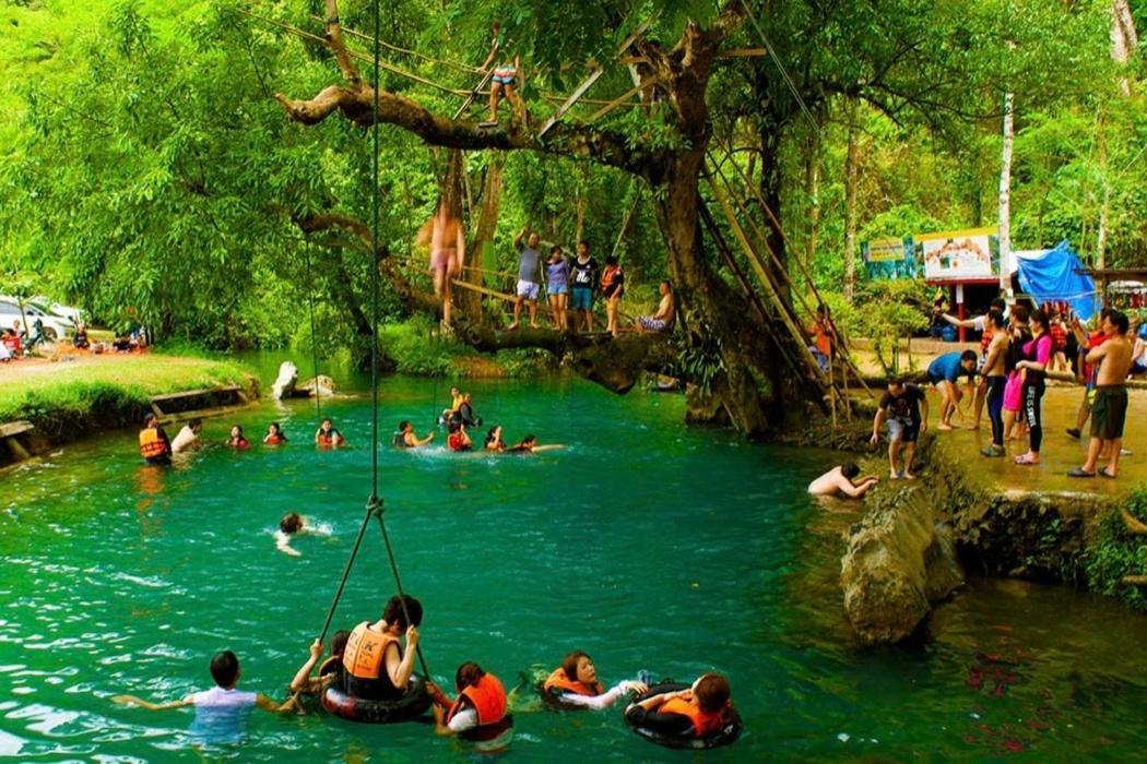 Vang Vieng Victory Hostel Bagian luar foto